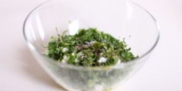 блины с творогом и зеленью