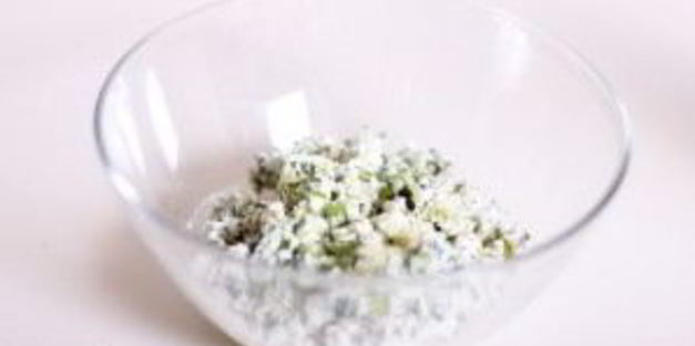 блины с творогом и зеленью