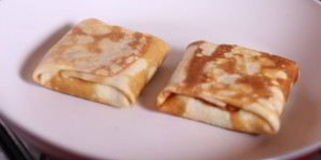 блины с творогом и зеленью