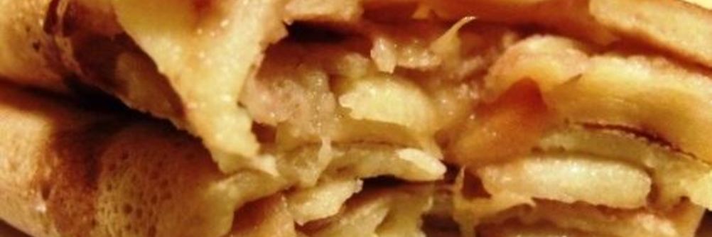 Блины с яблоками