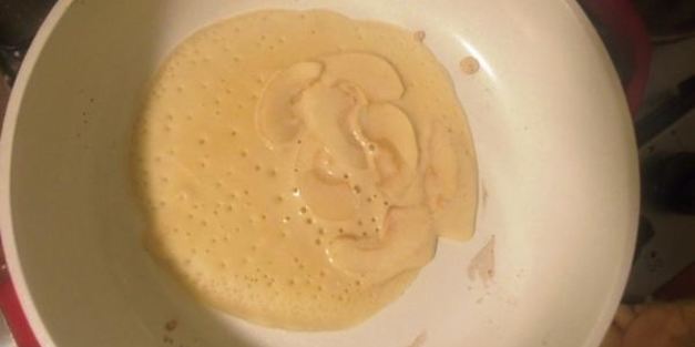 блины с яблоками