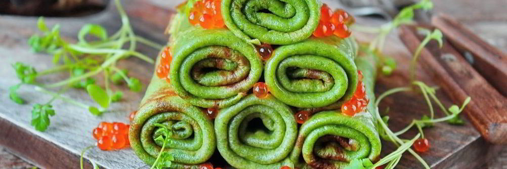 Блины с зеленью