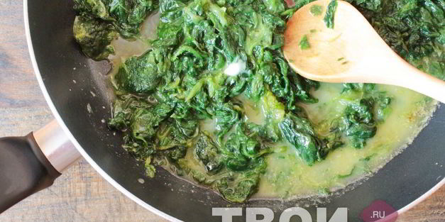 блины с зеленью