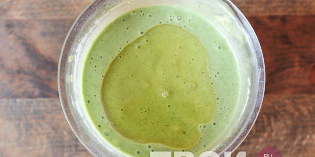 блины с зеленью