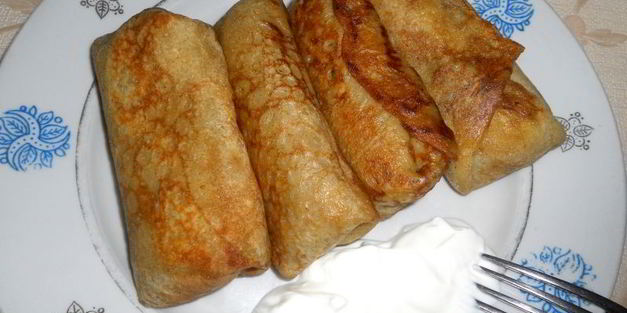 блины старорусские с гречневой кашей