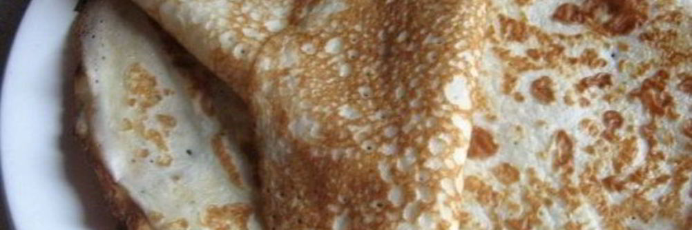 Блины тонкие на сыворотке