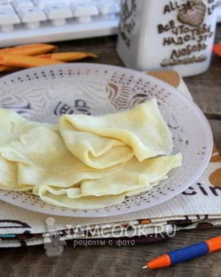 Блины в микроволновке