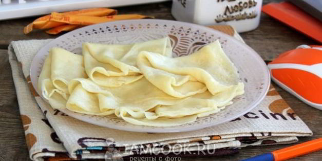 блины в микроволновке