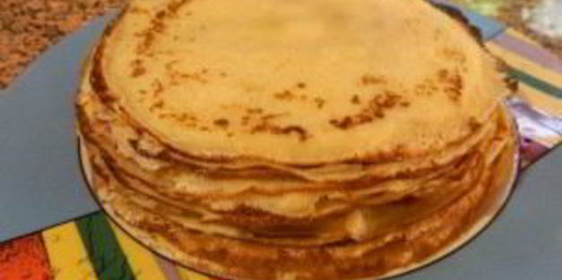 быстрые блины на молоке