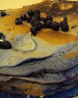 Черничные блины