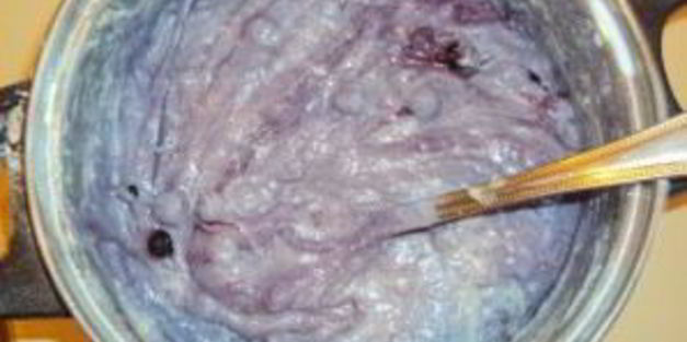 черничные блины