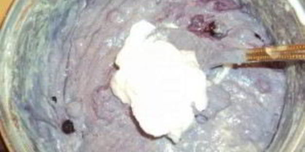 черничные блины