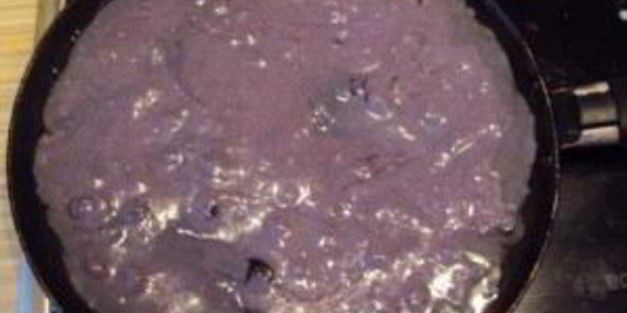 черничные блины