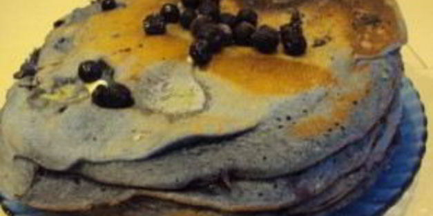 черничные блины