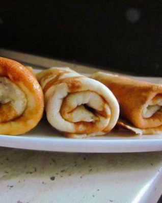 Дрожжевые блинчики на кефире