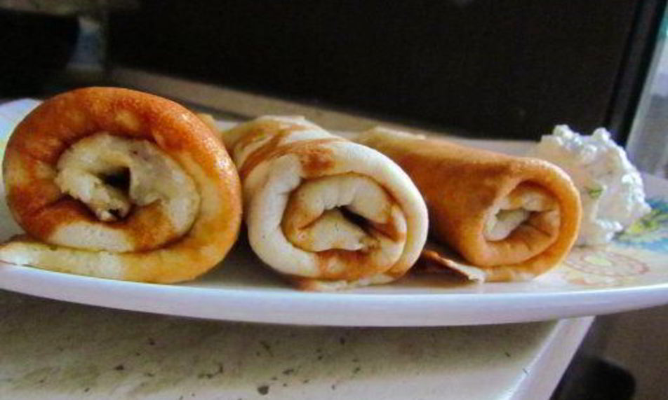 Рецепт дрожжевые блинчики на кефире