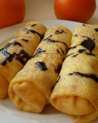 Дважды апельсиновые блинчики