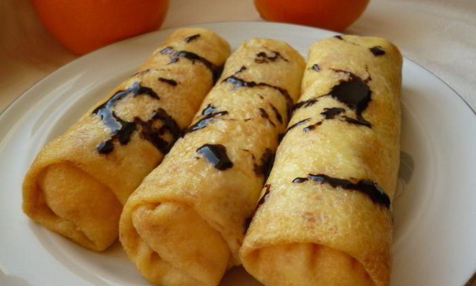 Рецепт дважды апельсиновые блинчики