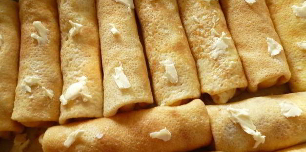 дважды апельсиновые блинчики