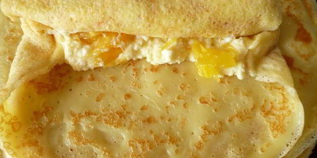 дважды апельсиновые блинчики