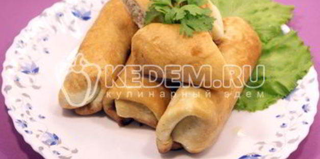 фаршированные блинчики с мясом