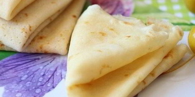 французские блинчики с камамбером и инжирной горчицей