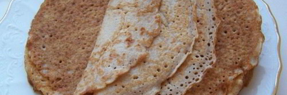 Гречневые блины на кефире