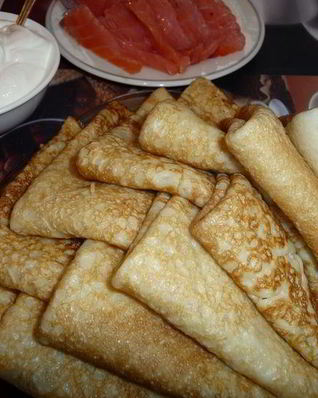 Мои заварные блины