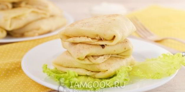 налистники с мясом