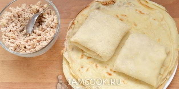 налистники с мясом