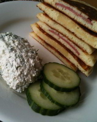 Панкейки-бутерброды