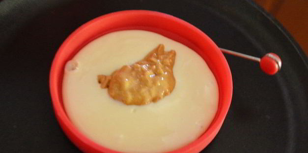 панкейки с арахисовой пастой