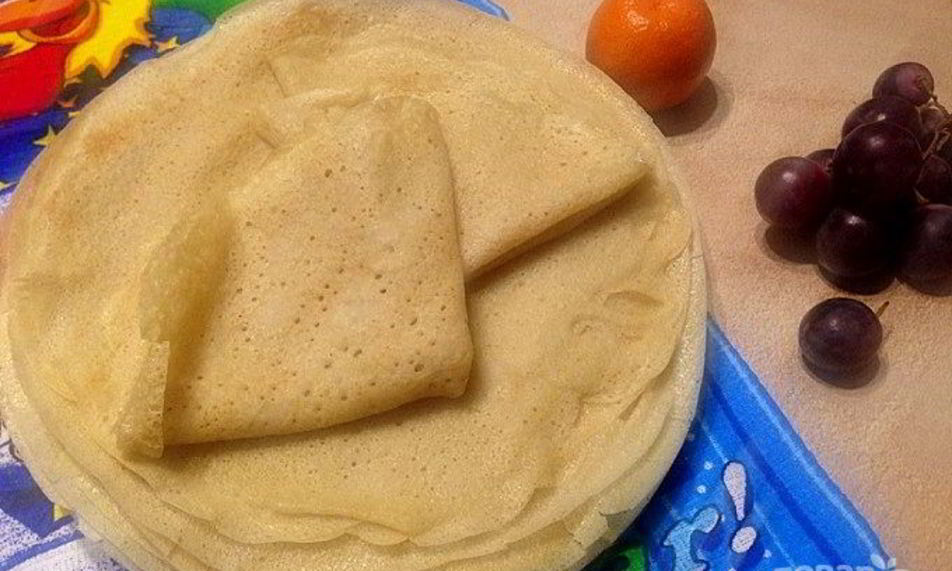 Рецепт пп блины на кипятке