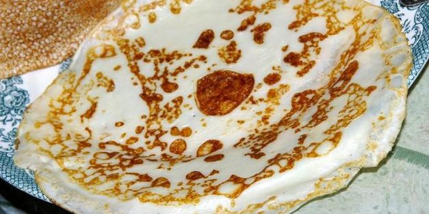 самые нежные творожные блинчики на йогурте