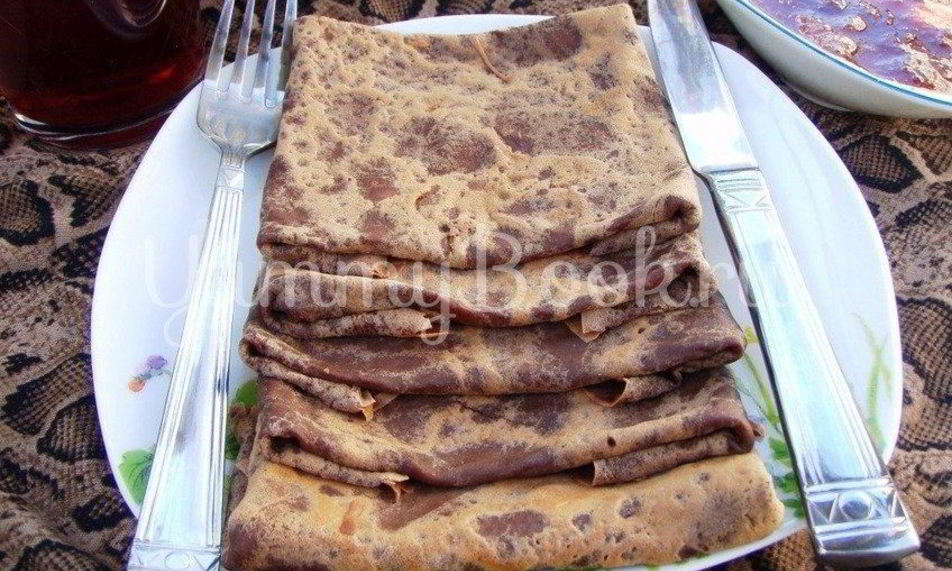 Рецепт шоколадные блины