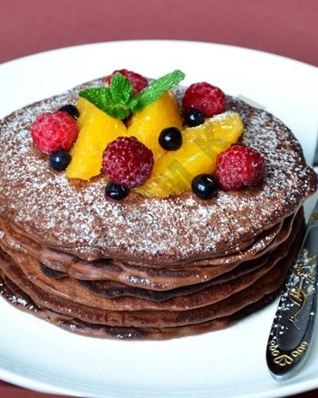 Шоколадные панкейки