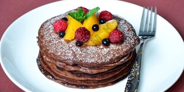 шоколадные панкейки