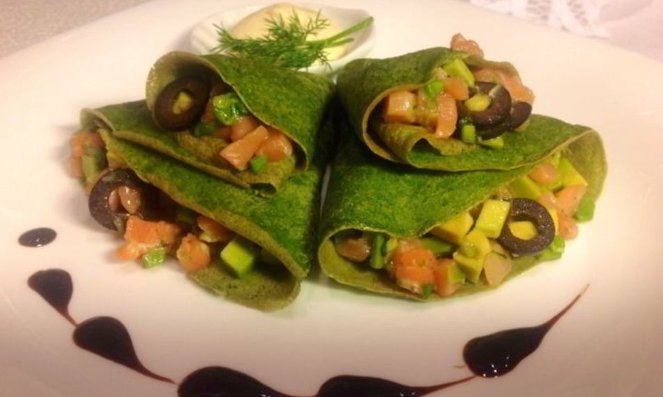 Рецепт шпинатные блинчики