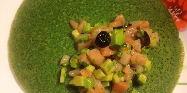 шпинатные блинчики