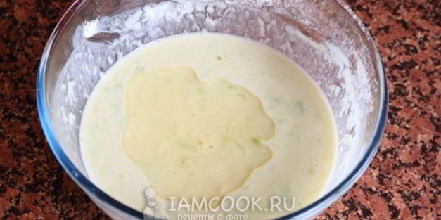 сладкие кабачковые блинчики