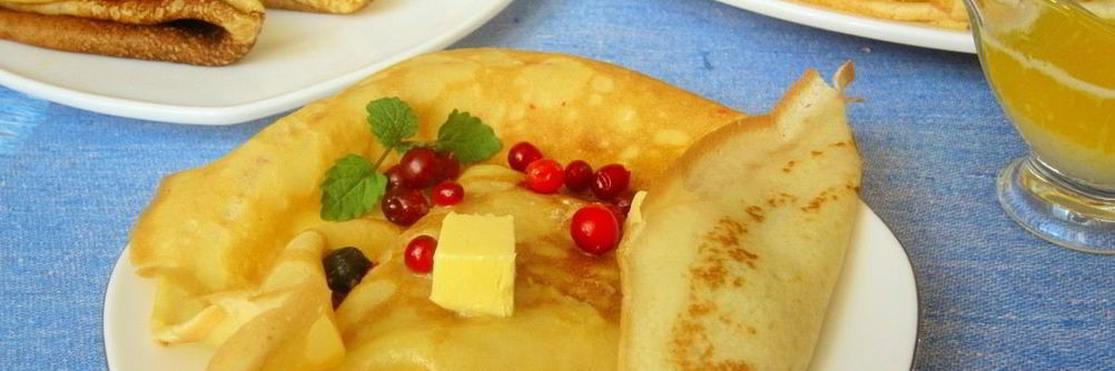 Сливочные блинчики