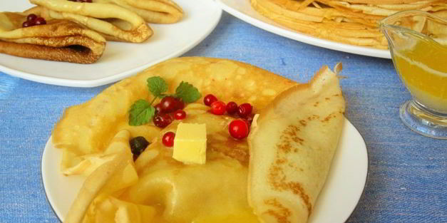 сливочные блинчики