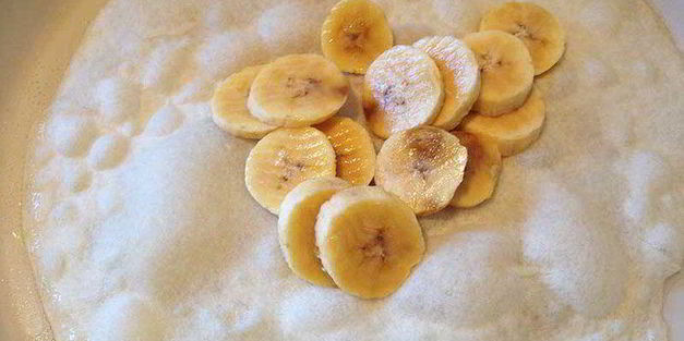 тайские блинчики роти с бананом