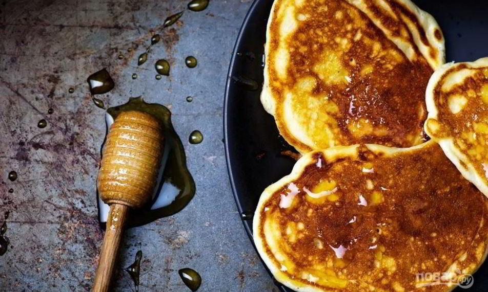 Рецепт толстые блины на кефире