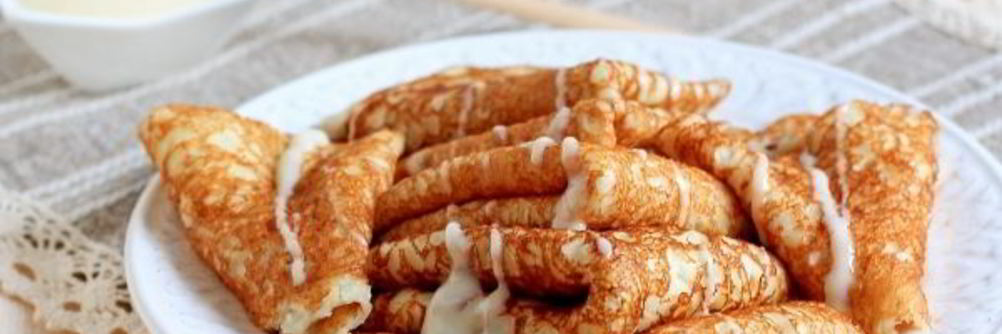 Толстые блины на простокваше