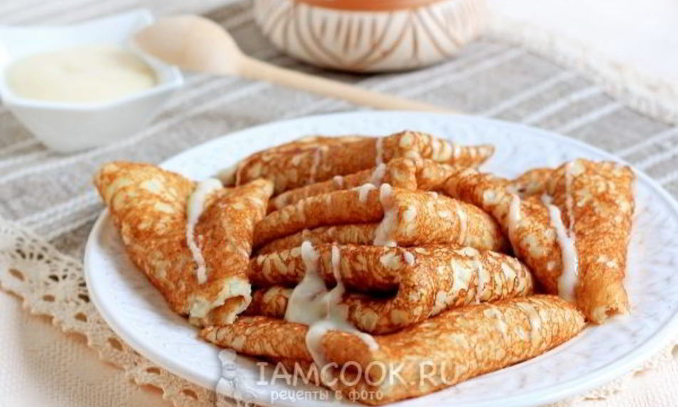 Рецепт толстые блины на простокваше