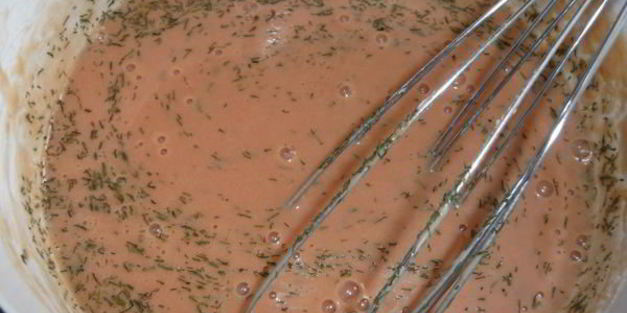 томатные блины с начинкой из тунца