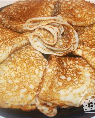 Тонкие блинчики из сырого картофеля