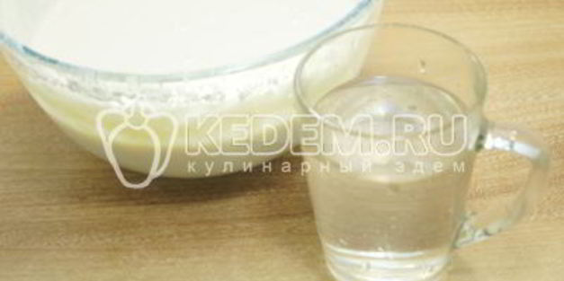 тонкие блины на молоке и кипятке