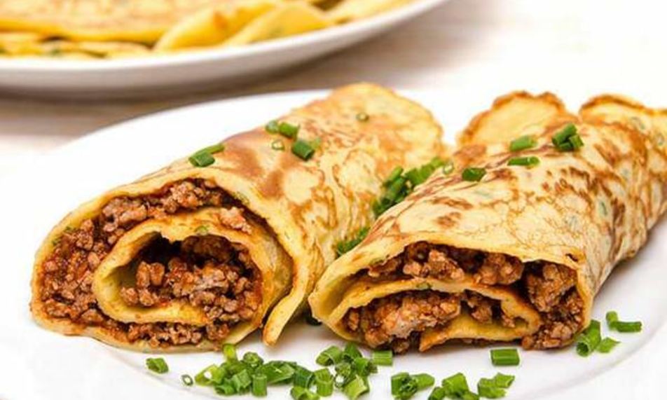 Рецепт традиционные блинчики с говядиной